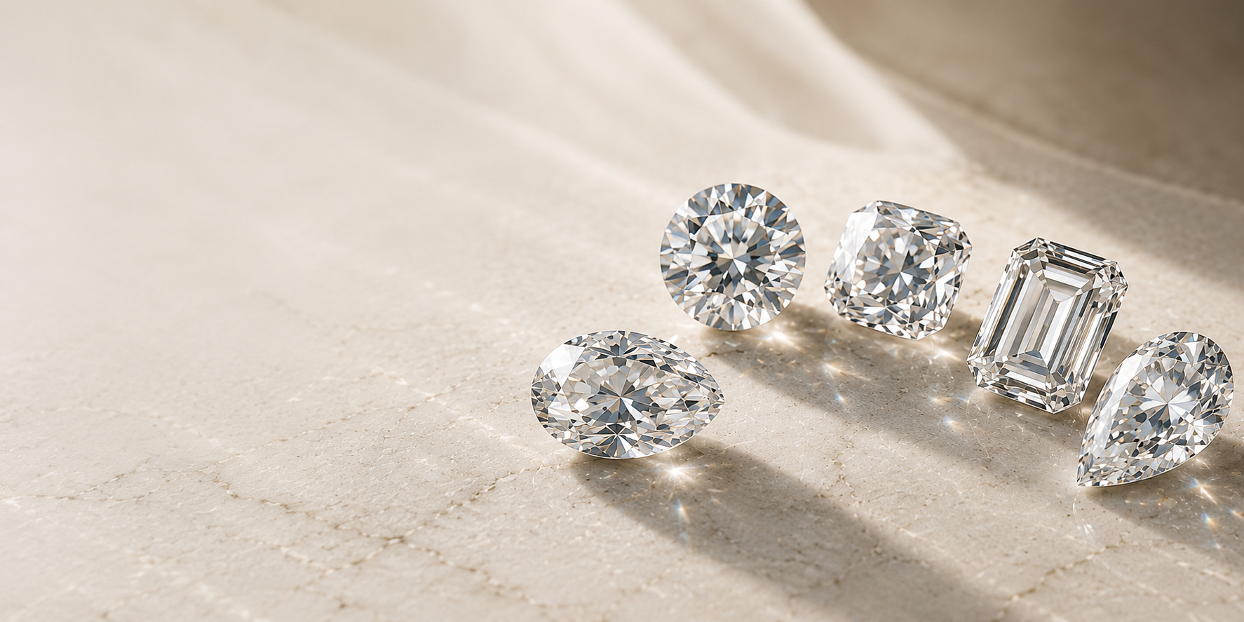 Premium loose diamonds in multiple cuts - Kether Diamonds