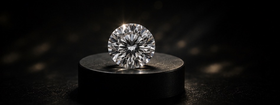 Diamond on Stand - Kether Diamonds