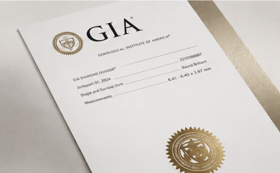 GIA Diamond Certificate — certified quality