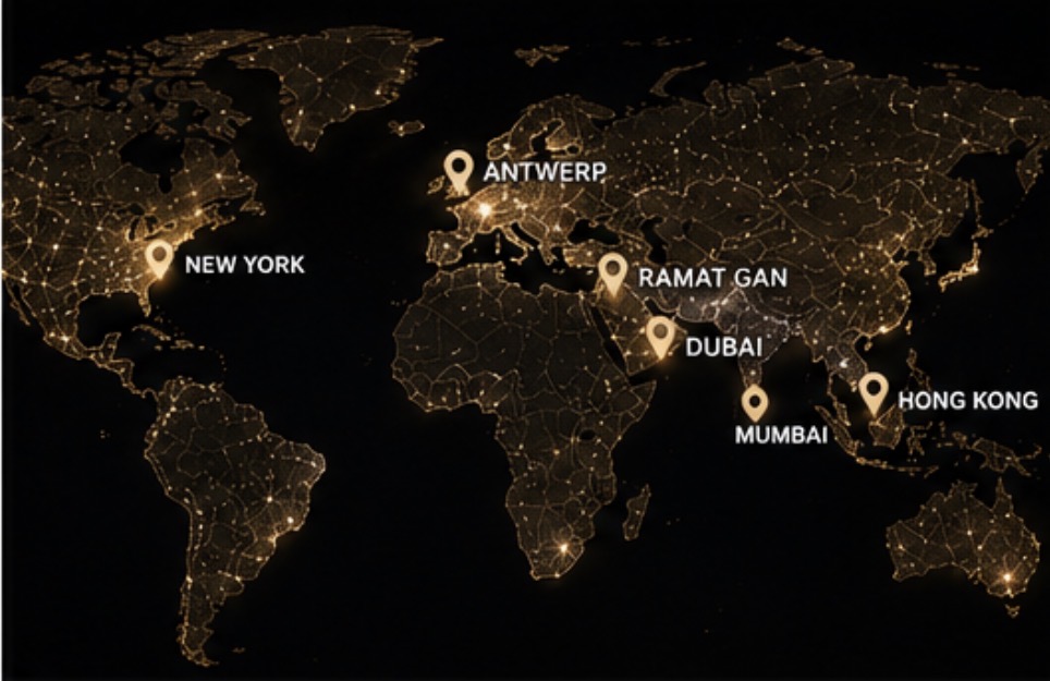 Global diamond network — custom solutions across markets